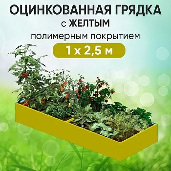 Грядка желтая (1 х 2,5)